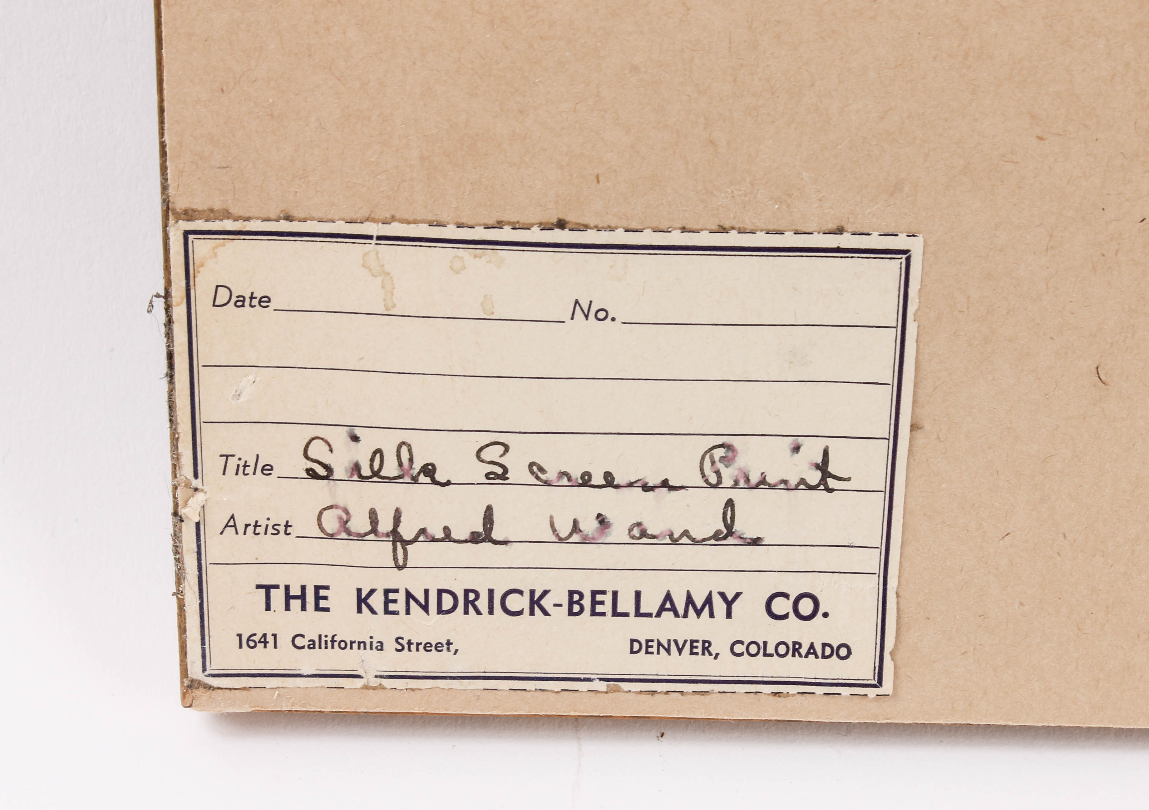 Alfred Wands Limited Edition Serigraph "Spring Flowers"