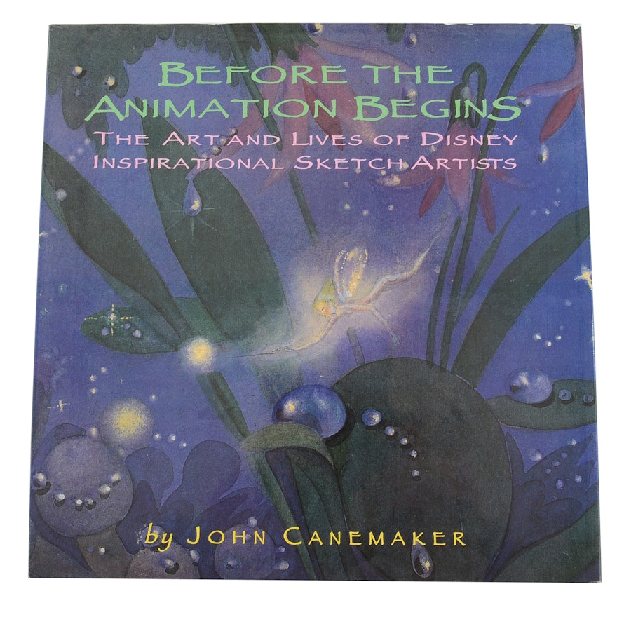 Tyrus Wong and Joe Grant Signed First Edition "Before the Animation Begins: The Art and Lives of Disney Inspirational Sketch Artists"
