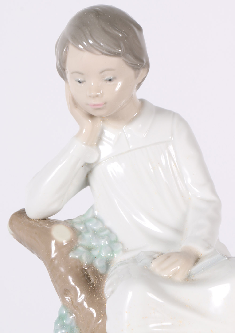 Lladró "Thinker Little Boy" Porcelain Figurine
