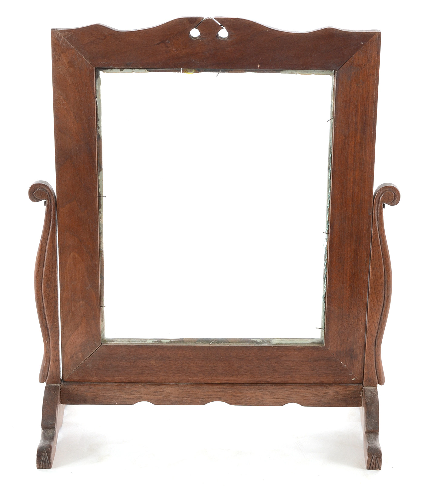 Mixed Wood Inlaid Frame-on-Stand