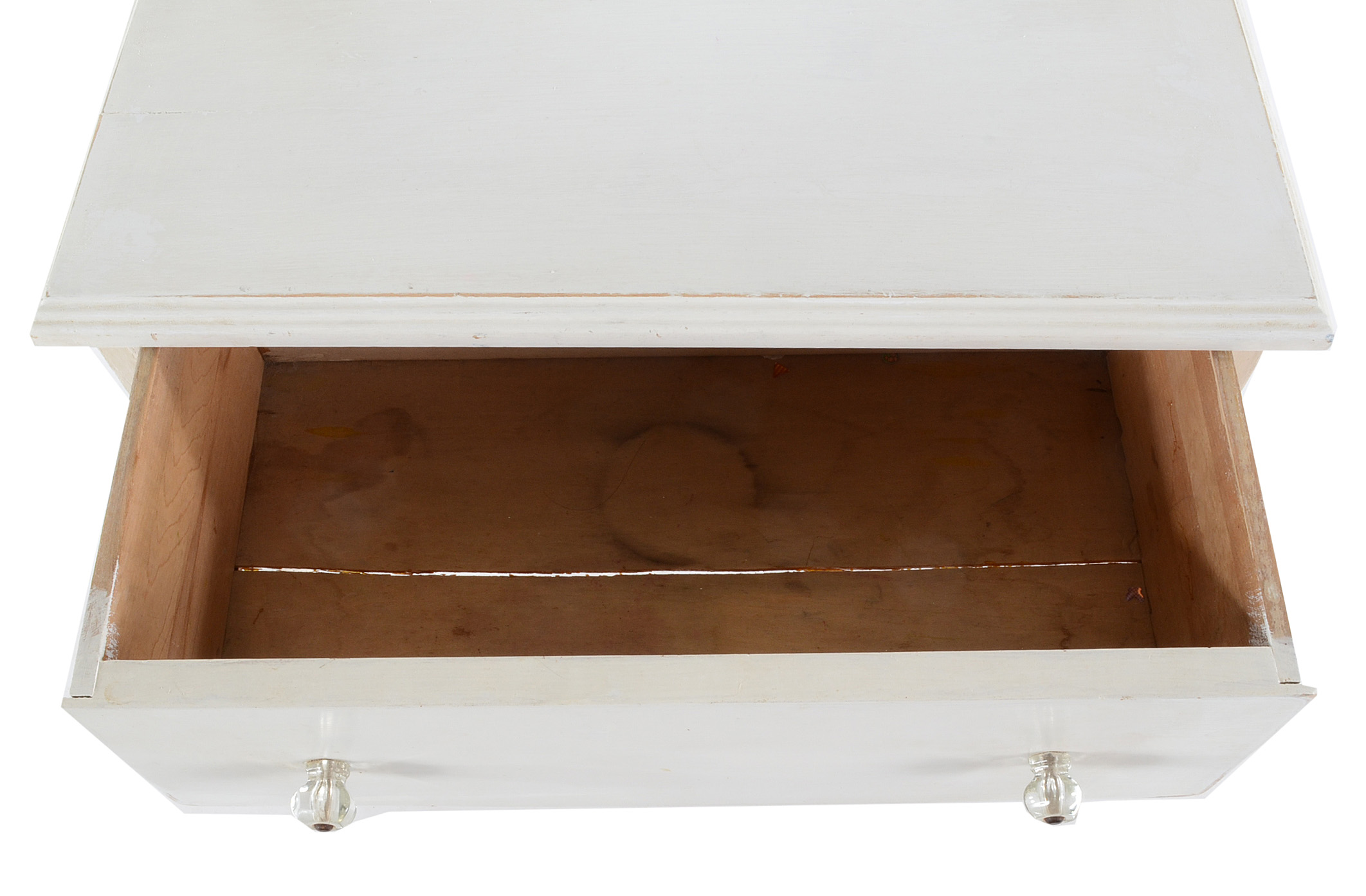 Vintage Bed Side Table with Vanity Mirror