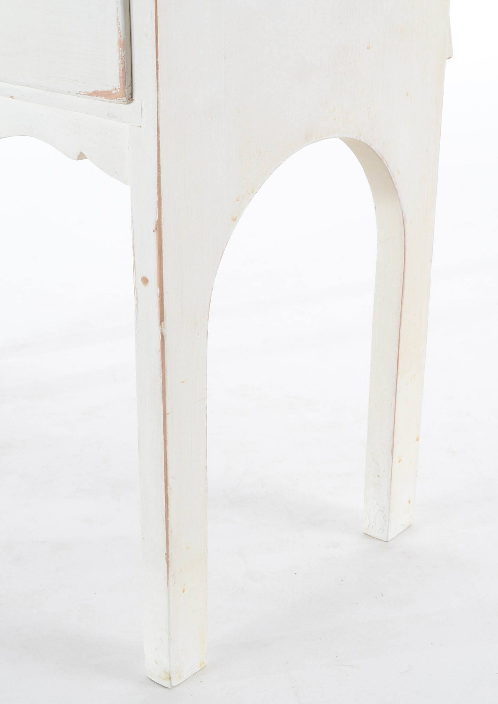 Vintage Bed Side Table with Vanity Mirror