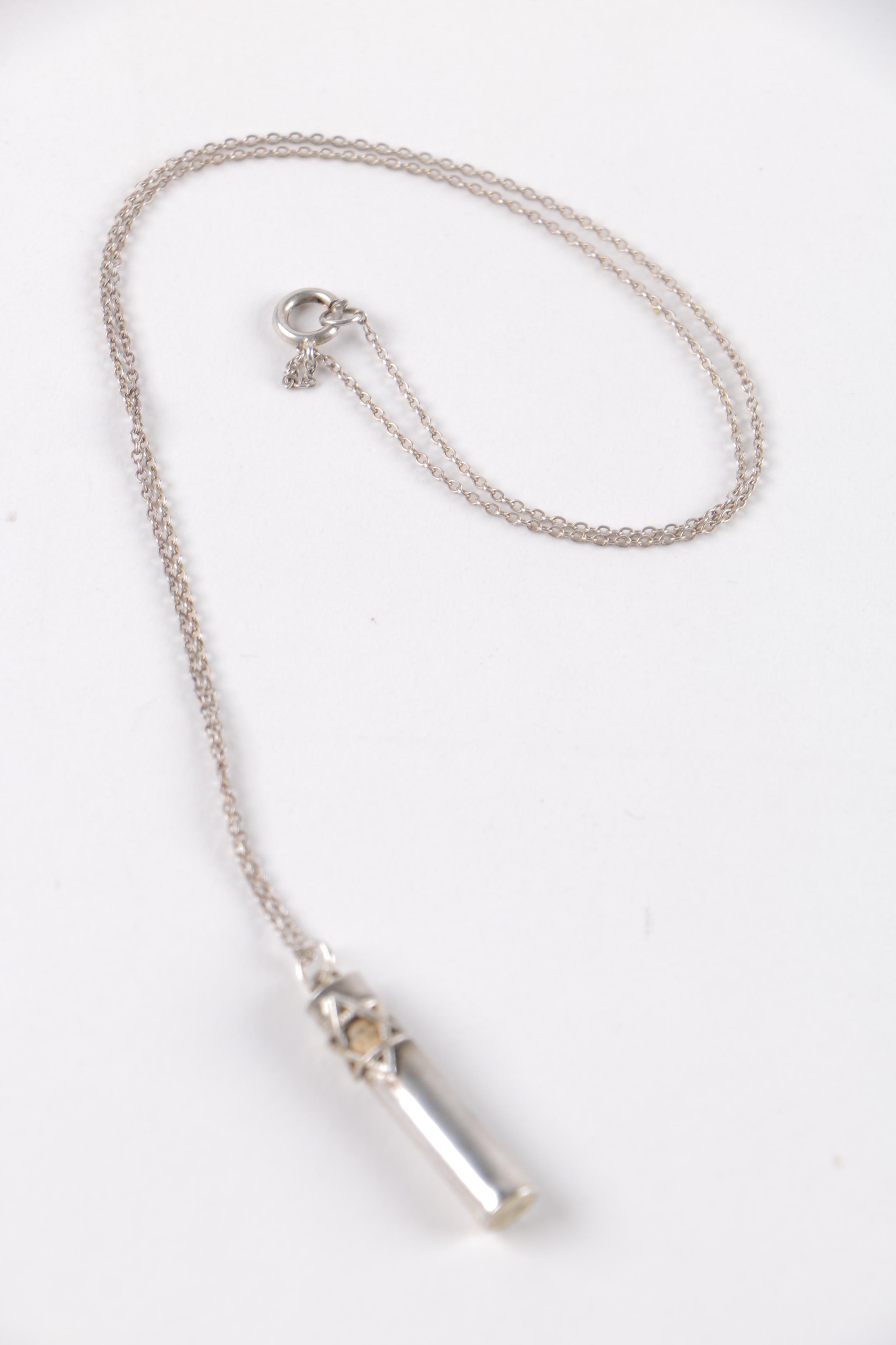 Sterling Silver Jewelry With Vintage Baby Rattle