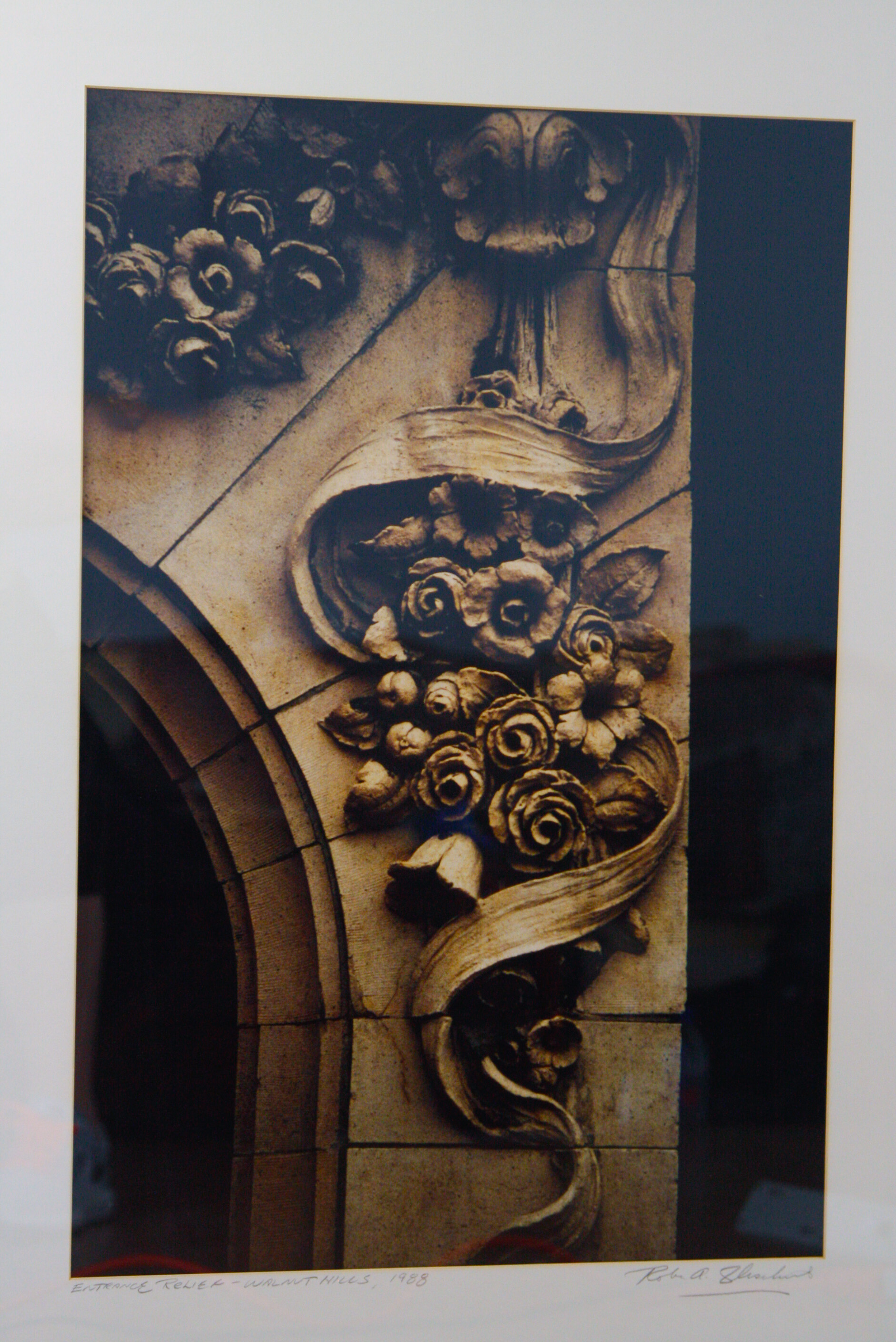 Pair of Framed Robert Flischel Photographic Prints of Cincinnati Landmark Detail