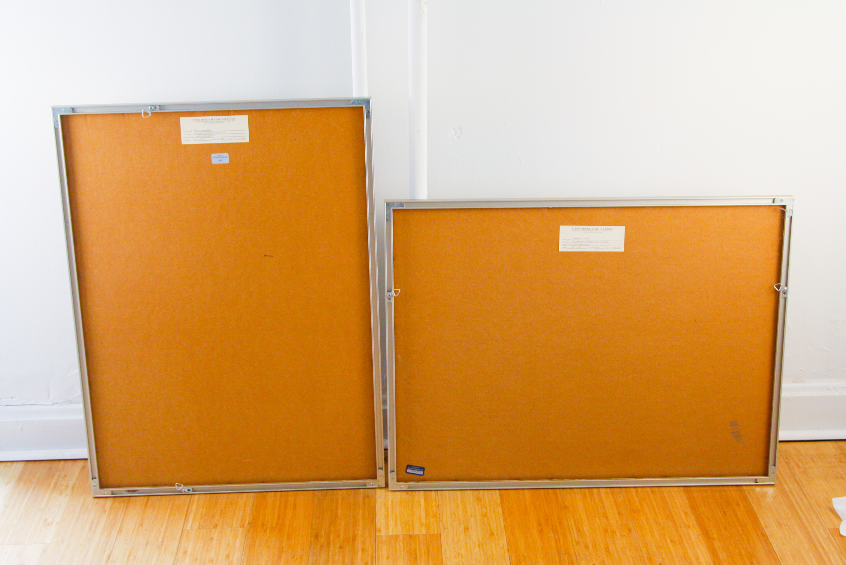 Pair of Framed Robert Flischel Photographic Prints of Cincinnati Landmark Detail