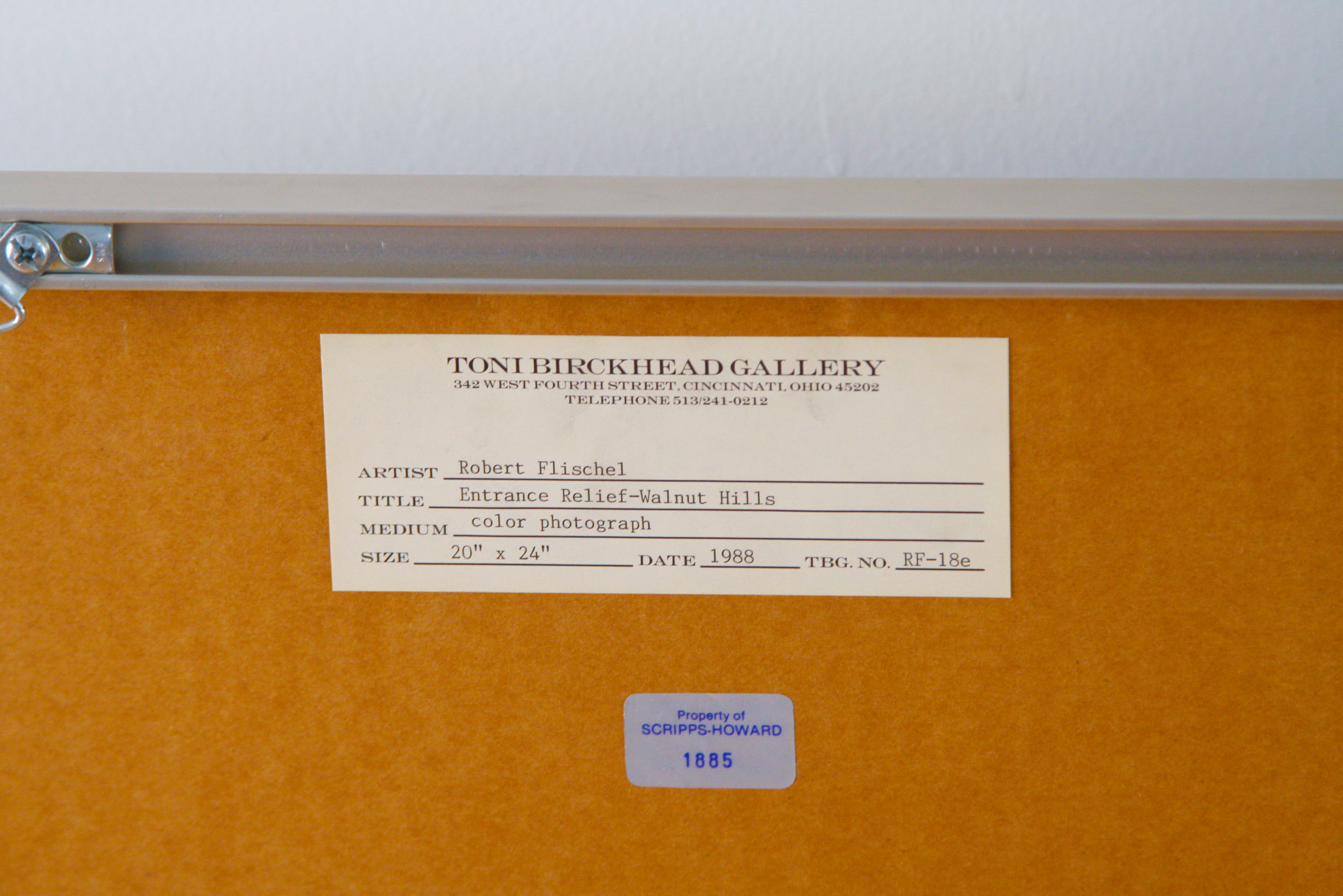 Pair of Framed Robert Flischel Photographic Prints of Cincinnati Landmark Detail