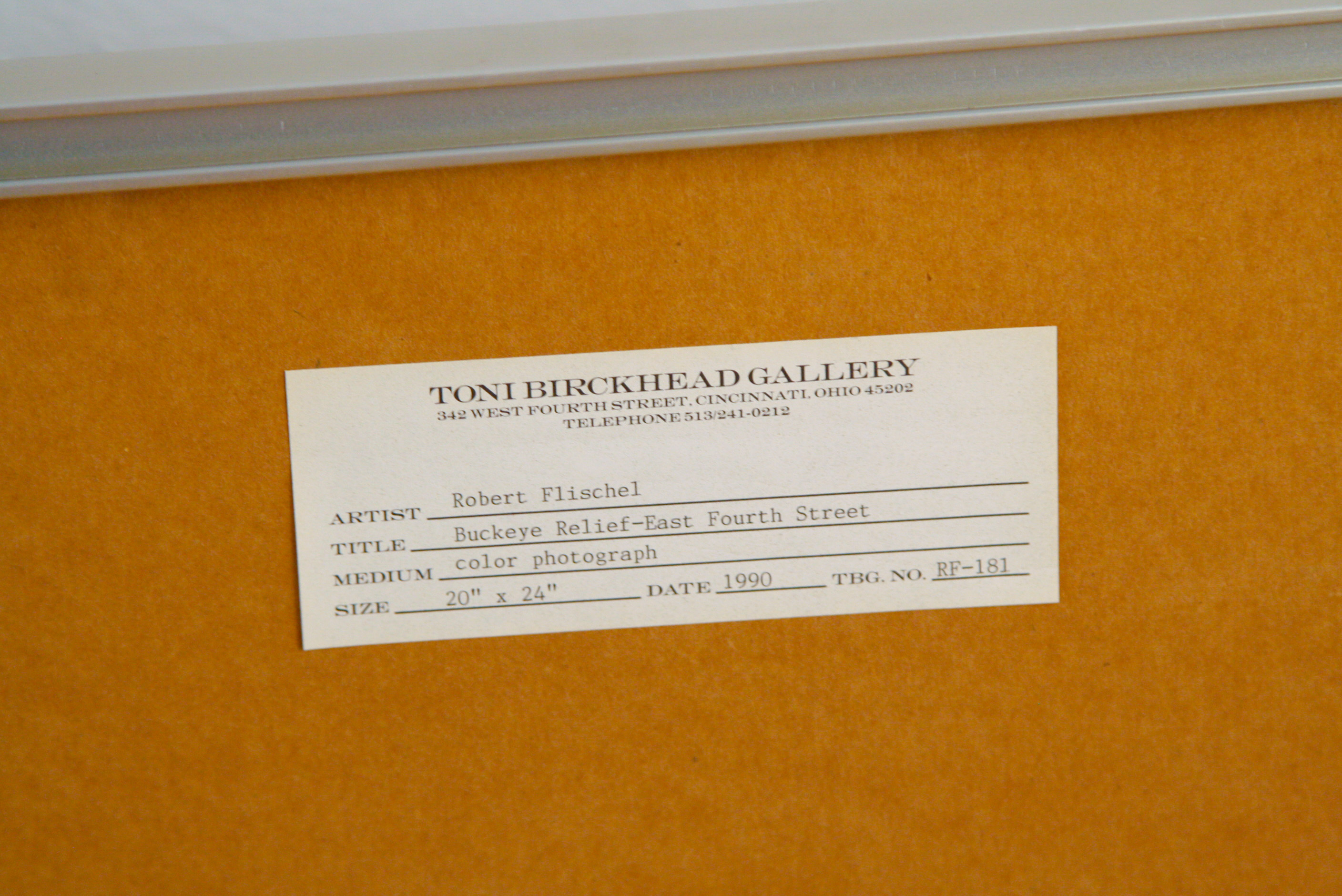 Pair of Framed Robert Flischel Photographic Prints of Cincinnati Landmark Detail