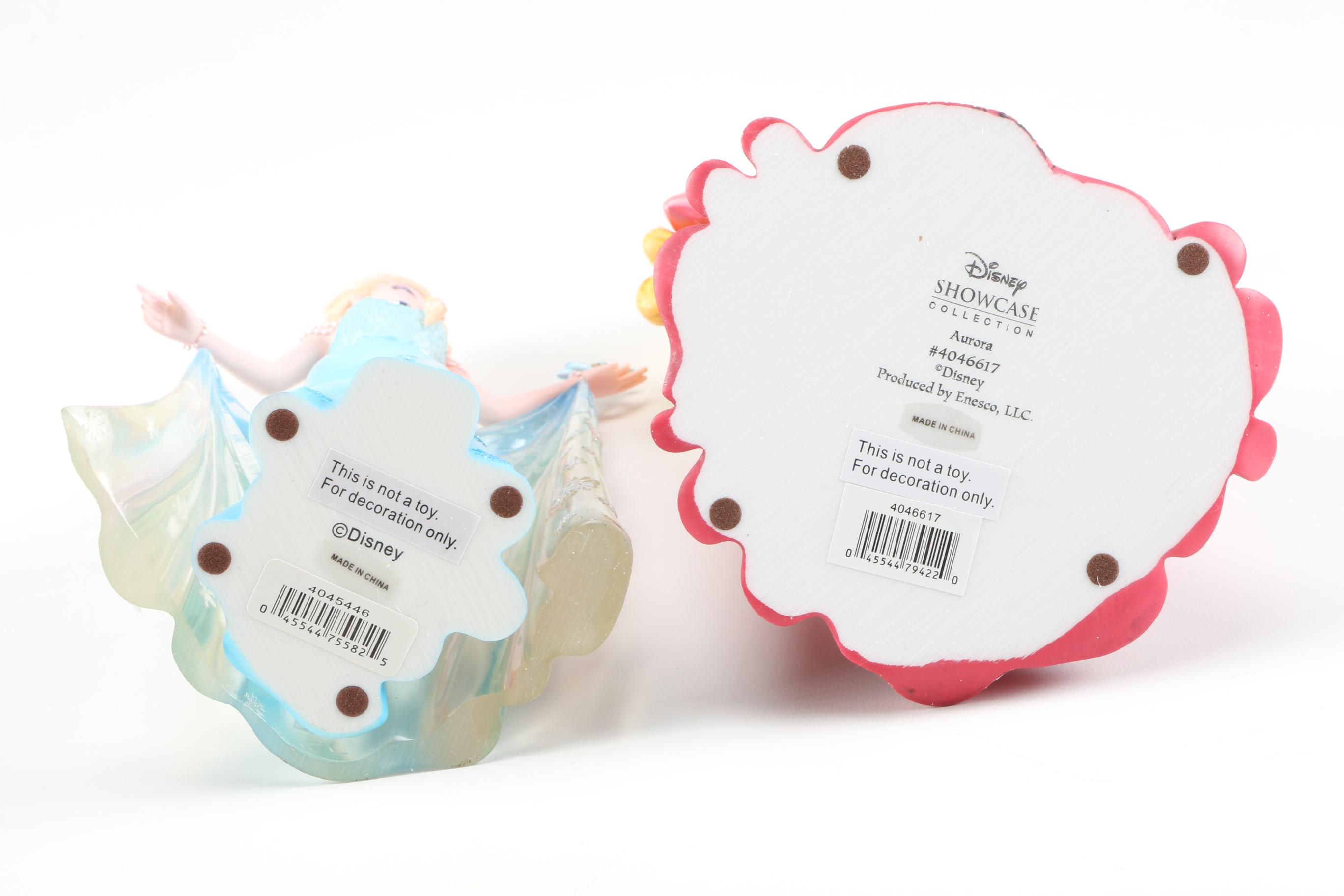 Enesco Disney "Showcase Collection" Figurines, Including "Frozen" and Evil Queens