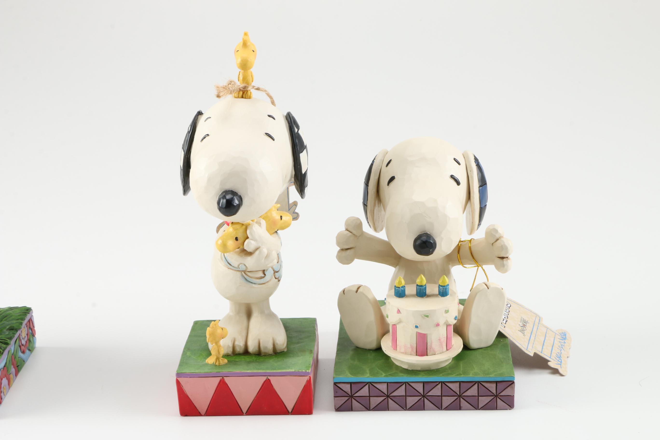 Enesco Jim Shore Peanuts Figurines Including Snoopy