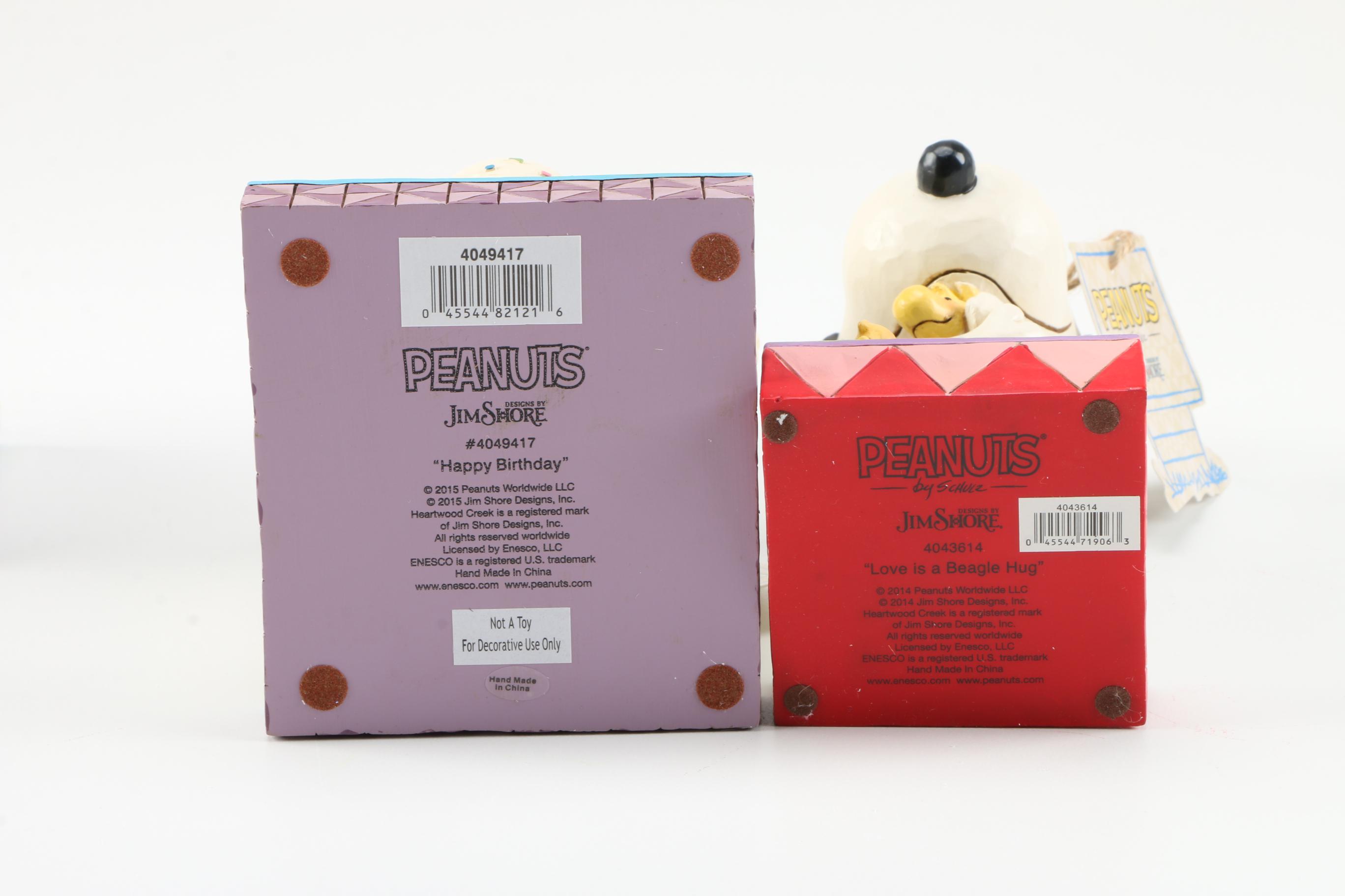 Enesco Jim Shore Peanuts Figurines Including Snoopy