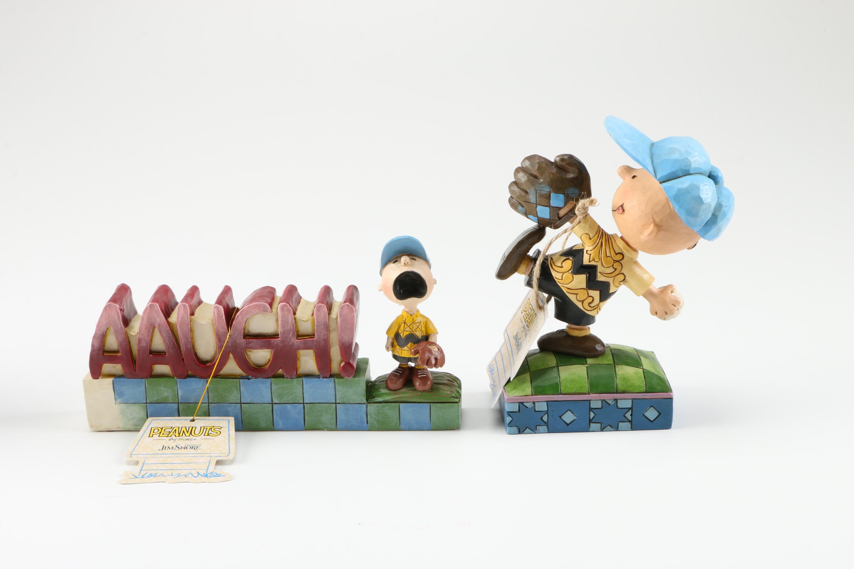Enesco Jim Shore Peanuts Figurines Including Snoopy
