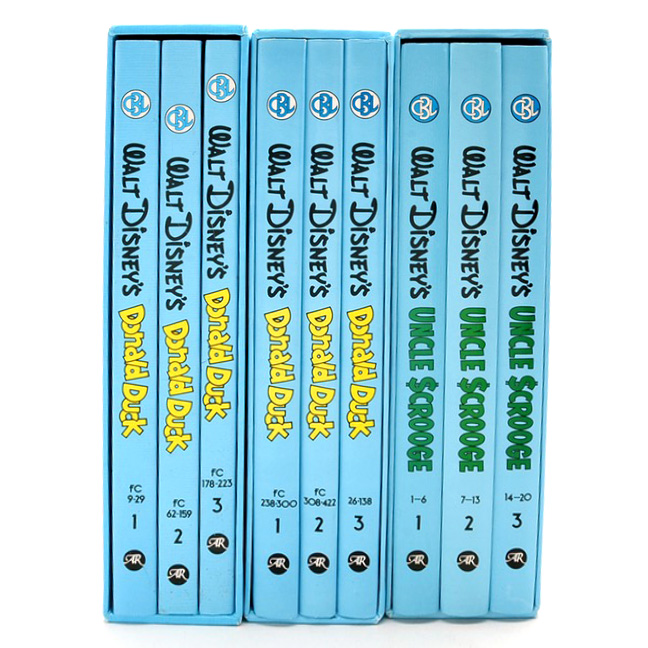 1984 "The Carl Barks Library of Walt Disney's Donald Duck" Volumes I–III