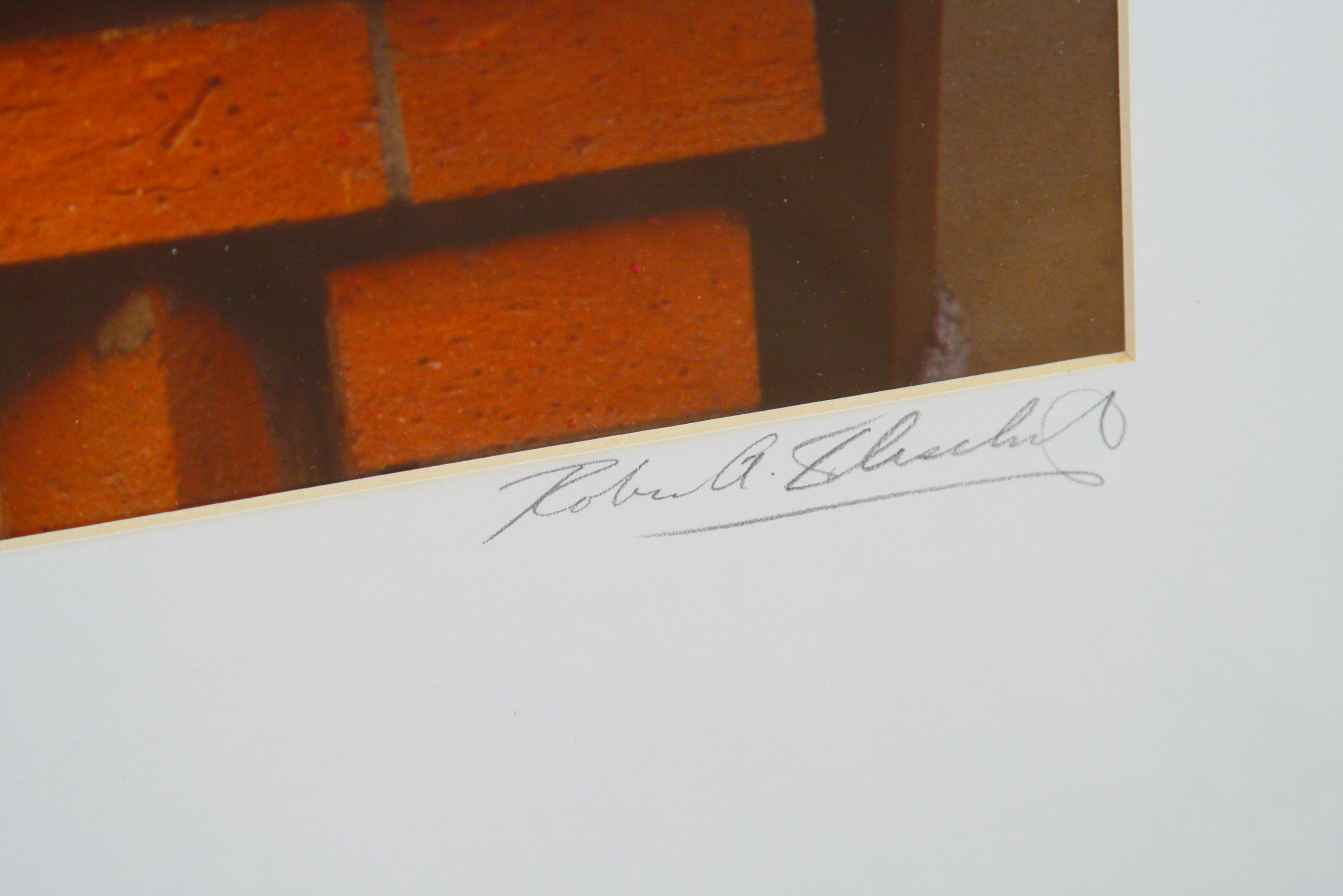 Pair of Framed Robert Flischel Photographic Prints of Cincinnati Landmark Detail