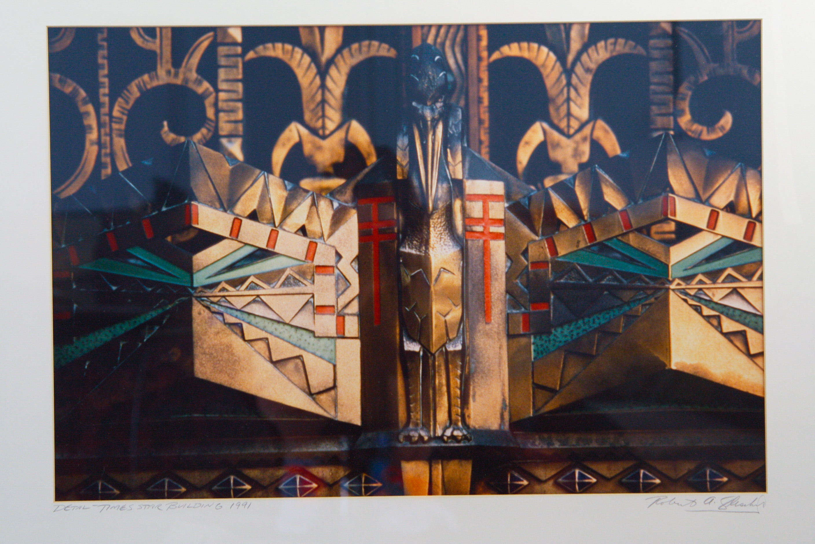 Pair of Framed Robert Flischel Photographic Prints of Cincinnati Landmark Detail