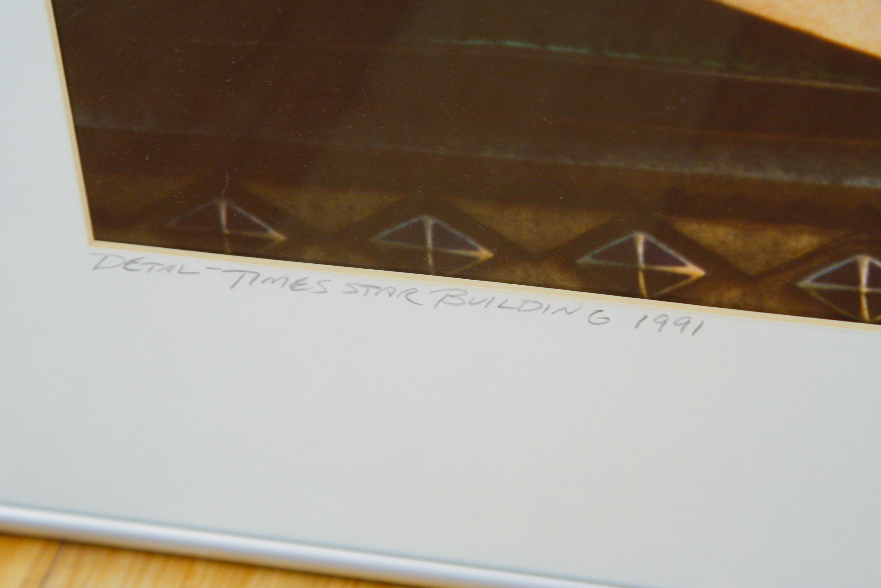 Pair of Framed Robert Flischel Photographic Prints of Cincinnati Landmark Detail