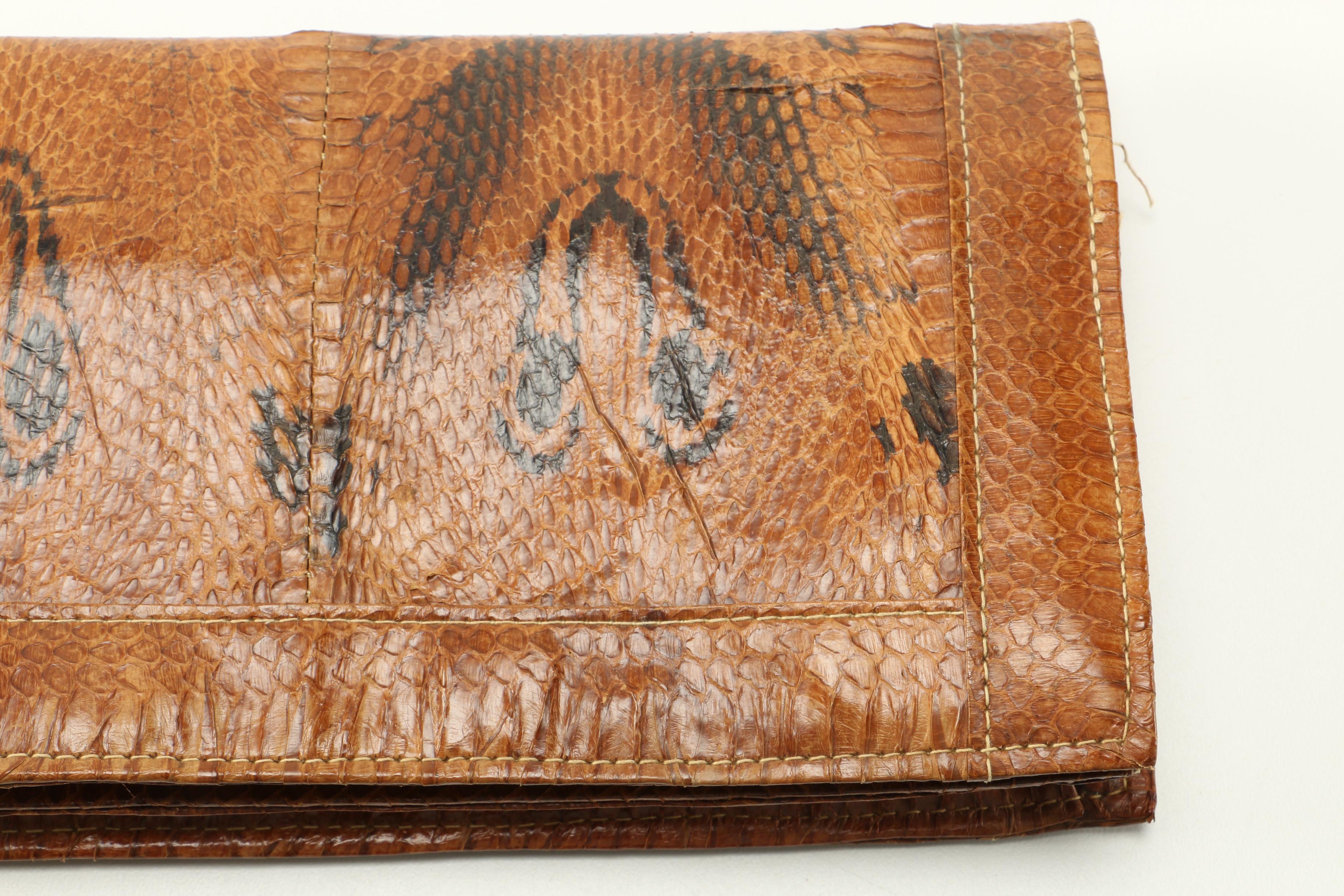 Snake Skin Clutch