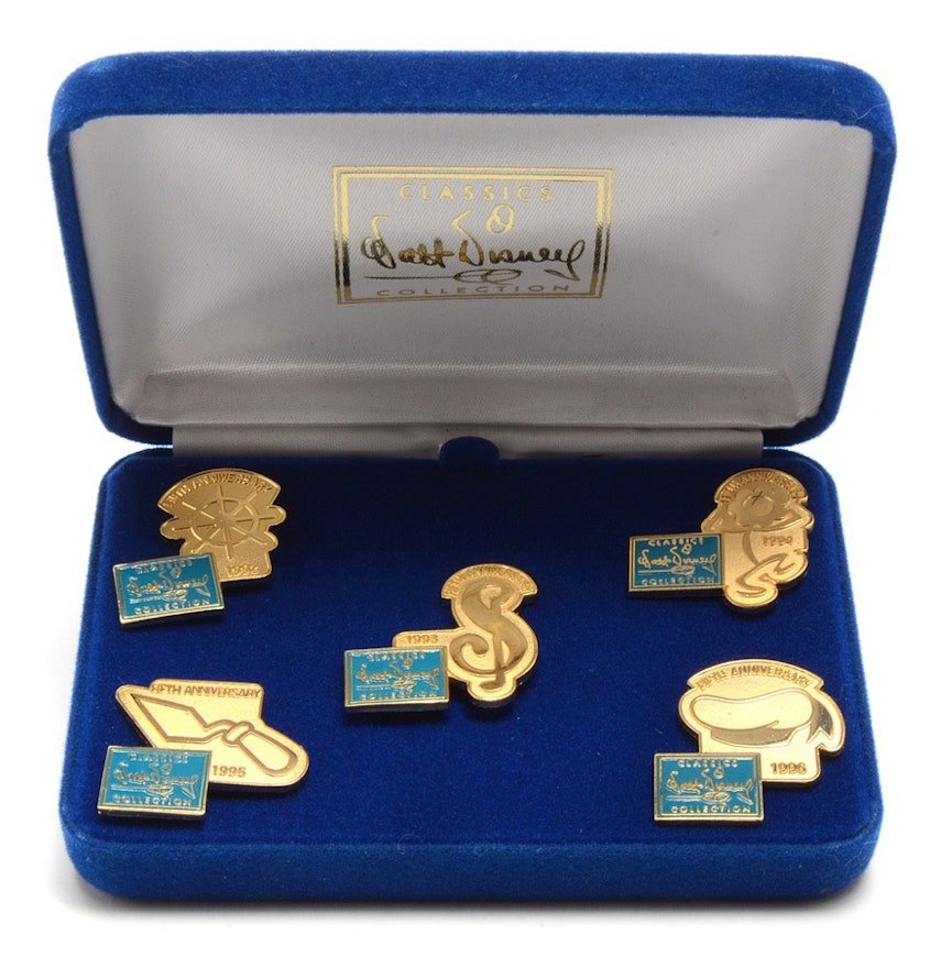 Walt Disney Classics Collection Fifth Anniversary Pin Set