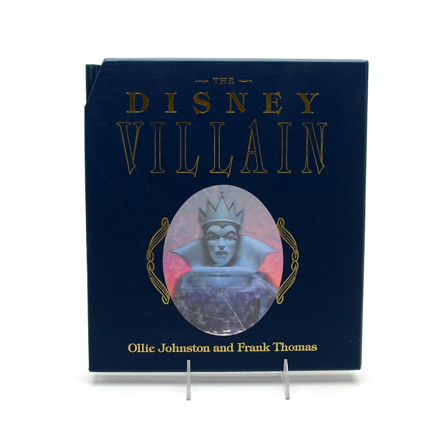 Signed Limited Edition "The Disney Villain" Book With "Snow White" Film Strip