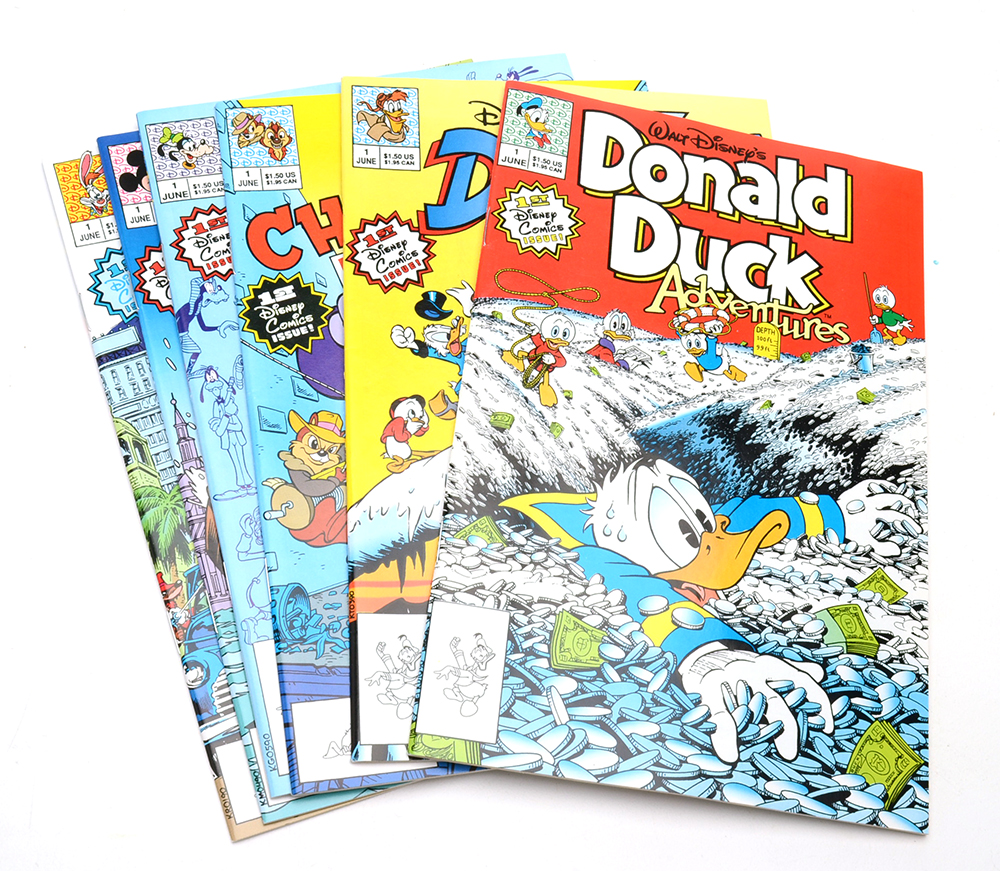 1990 Limited-Edition Disney Comics First Issues Set
