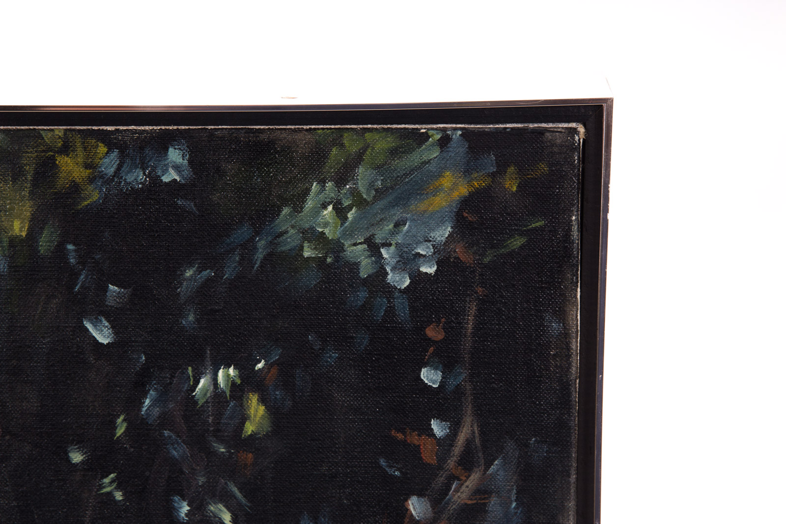 Gary Blair Oil on Canvas "Picking Flowers" (1980)