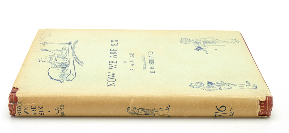 1927 First Edition A. A. Milne "Now We Are Six" With Original Dust Jacket