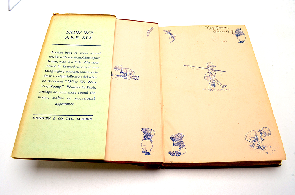 1927 First Edition A. A. Milne "Now We Are Six" With Original Dust Jacket
