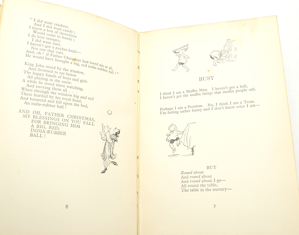 1927 First Edition A. A. Milne "Now We Are Six" With Original Dust Jacket