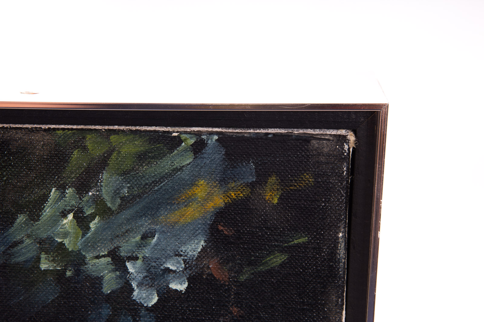 Gary Blair Oil on Canvas "Picking Flowers" (1980)