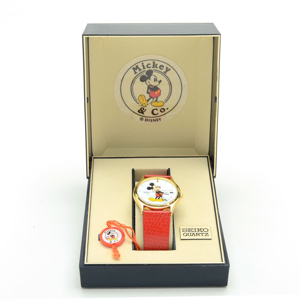 Seiko Quartz Mickey Mouse Watch