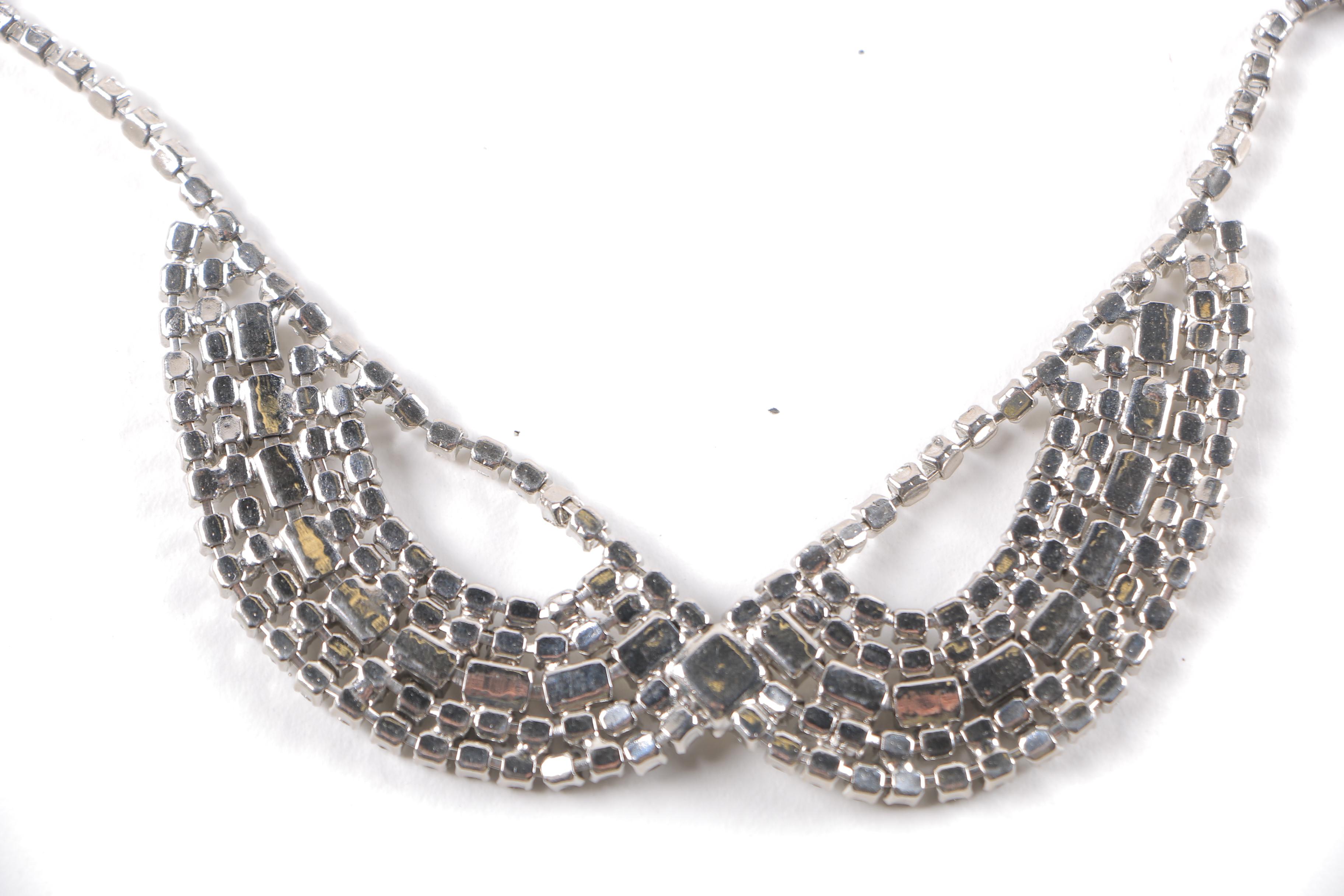 Vintage Rhinestone Costume Jewelry Including Weiss