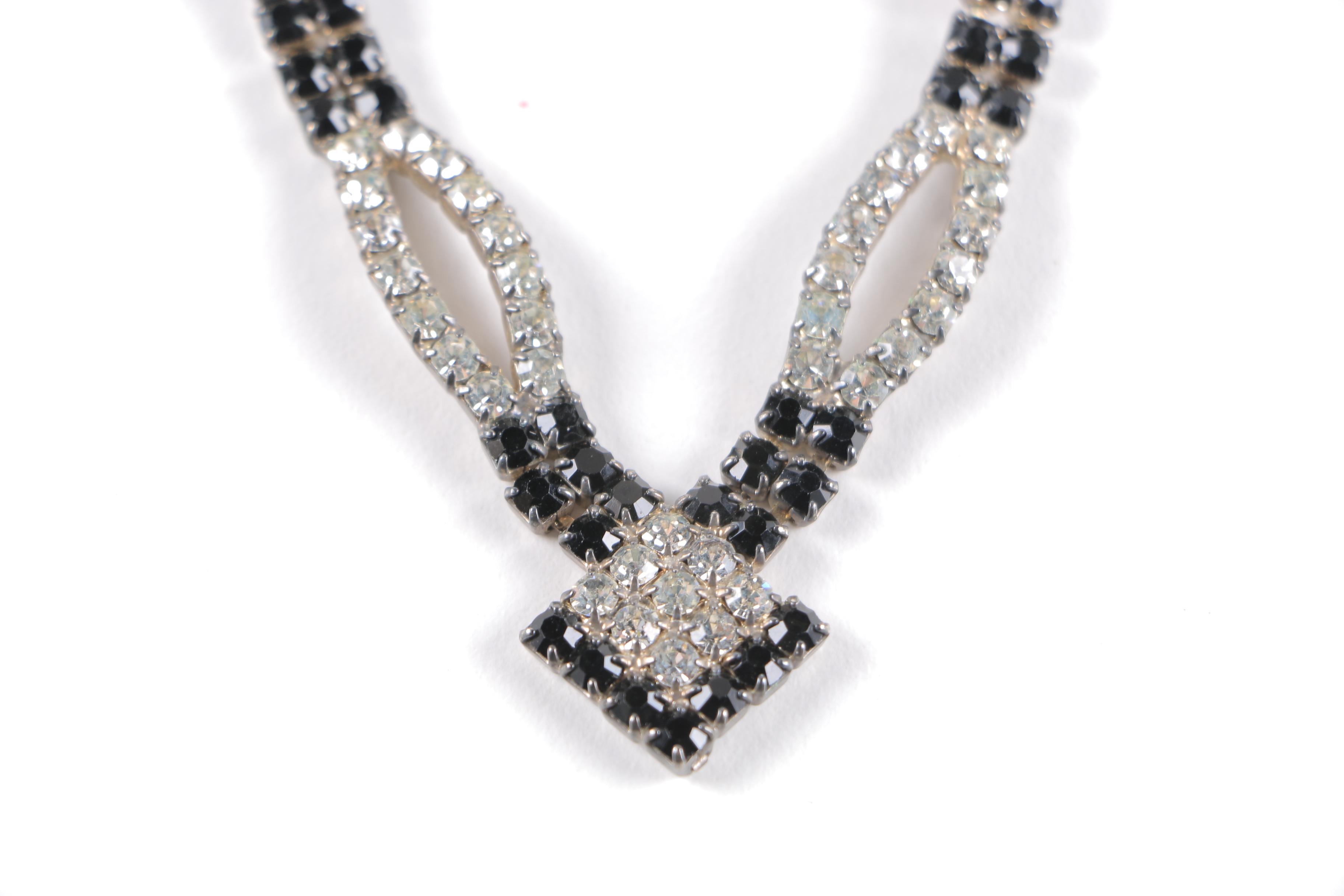 Vintage Rhinestone Costume Jewelry Including Weiss