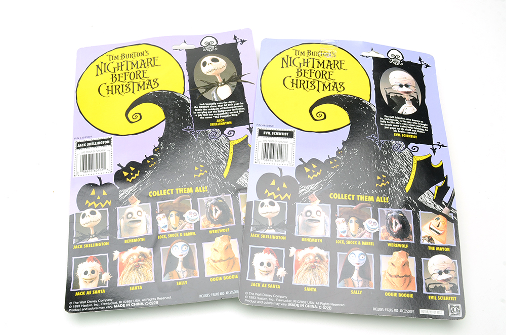 Tim Burton's "Nightmare Before Christmas" Figures from Hasbro
