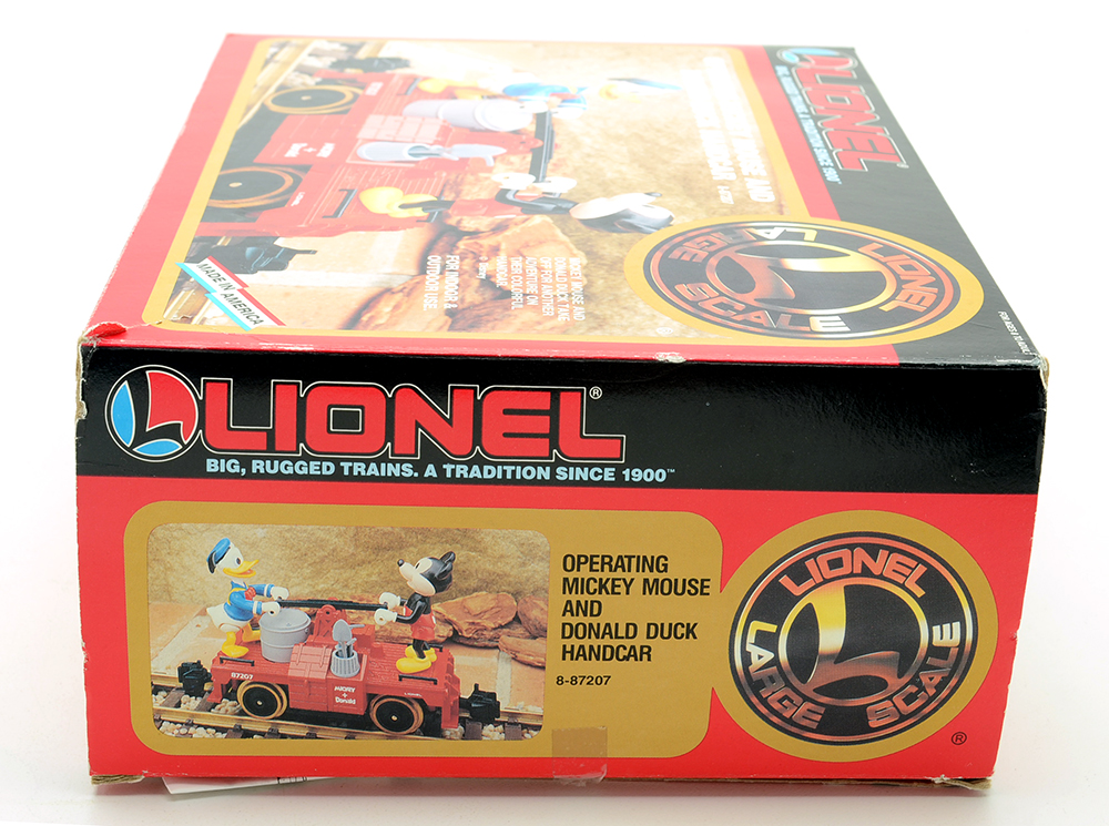 1995 Lionel Mickey Mouse and Donald Duck Handcar