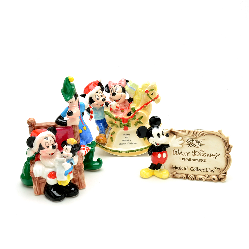 Schmid Disney Christmas Music Boxes