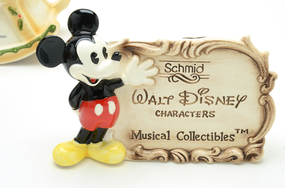 Schmid Disney Christmas Music Boxes