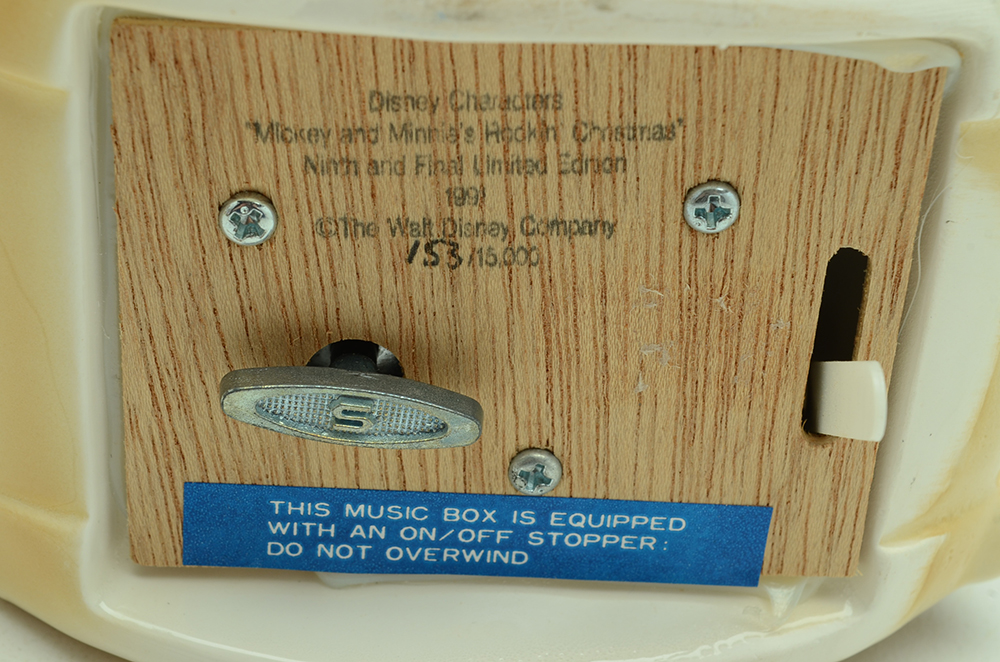 Schmid Disney Christmas Music Boxes