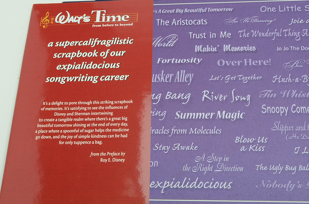 Sherman Brothers Signed Limited Edition "Walt's Time: From Before to Beyond"