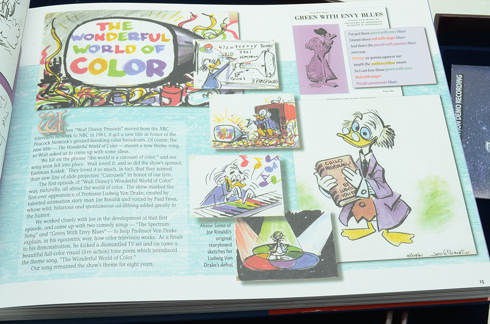 Sherman Brothers Signed Limited Edition "Walt's Time: From Before to Beyond"