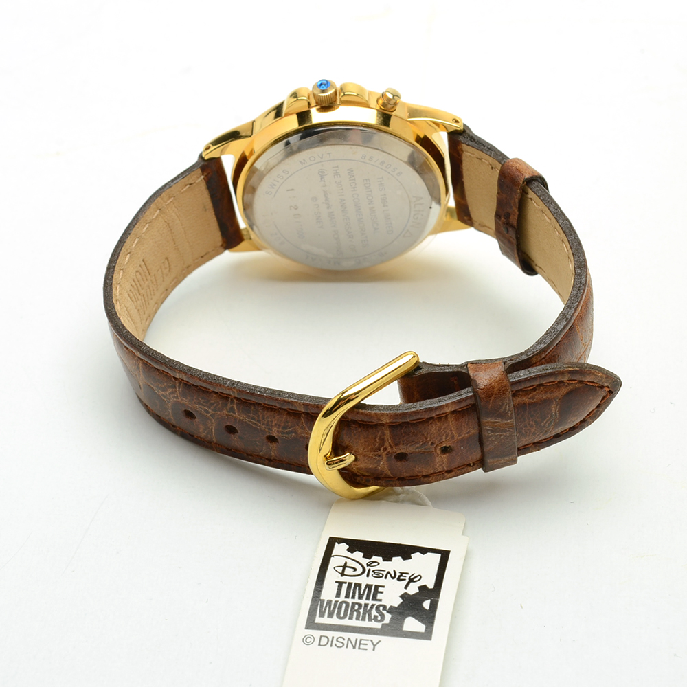 1994 Walt Disney's "Mary Poppins" 30th Anniversary Limited Edition Musical Watch