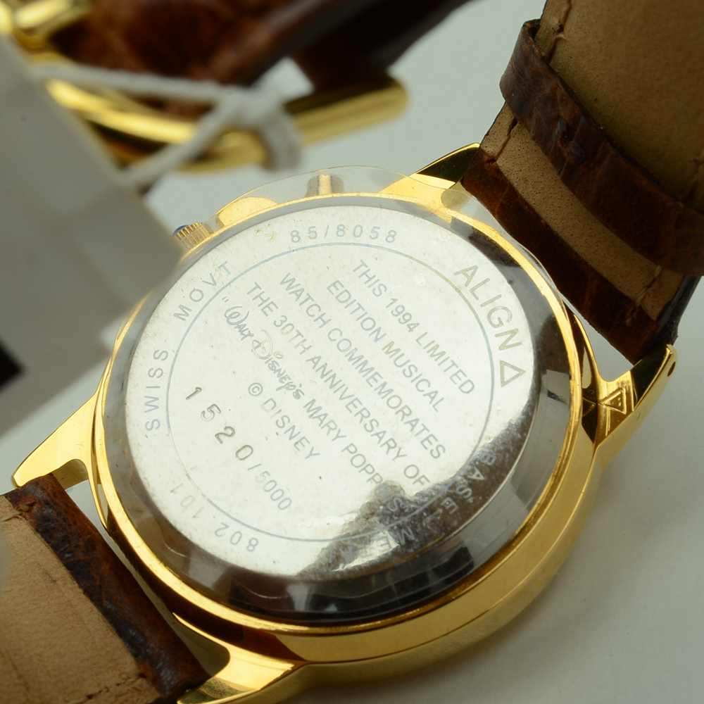 1994 Walt Disney's "Mary Poppins" 30th Anniversary Limited Edition Musical Watch
