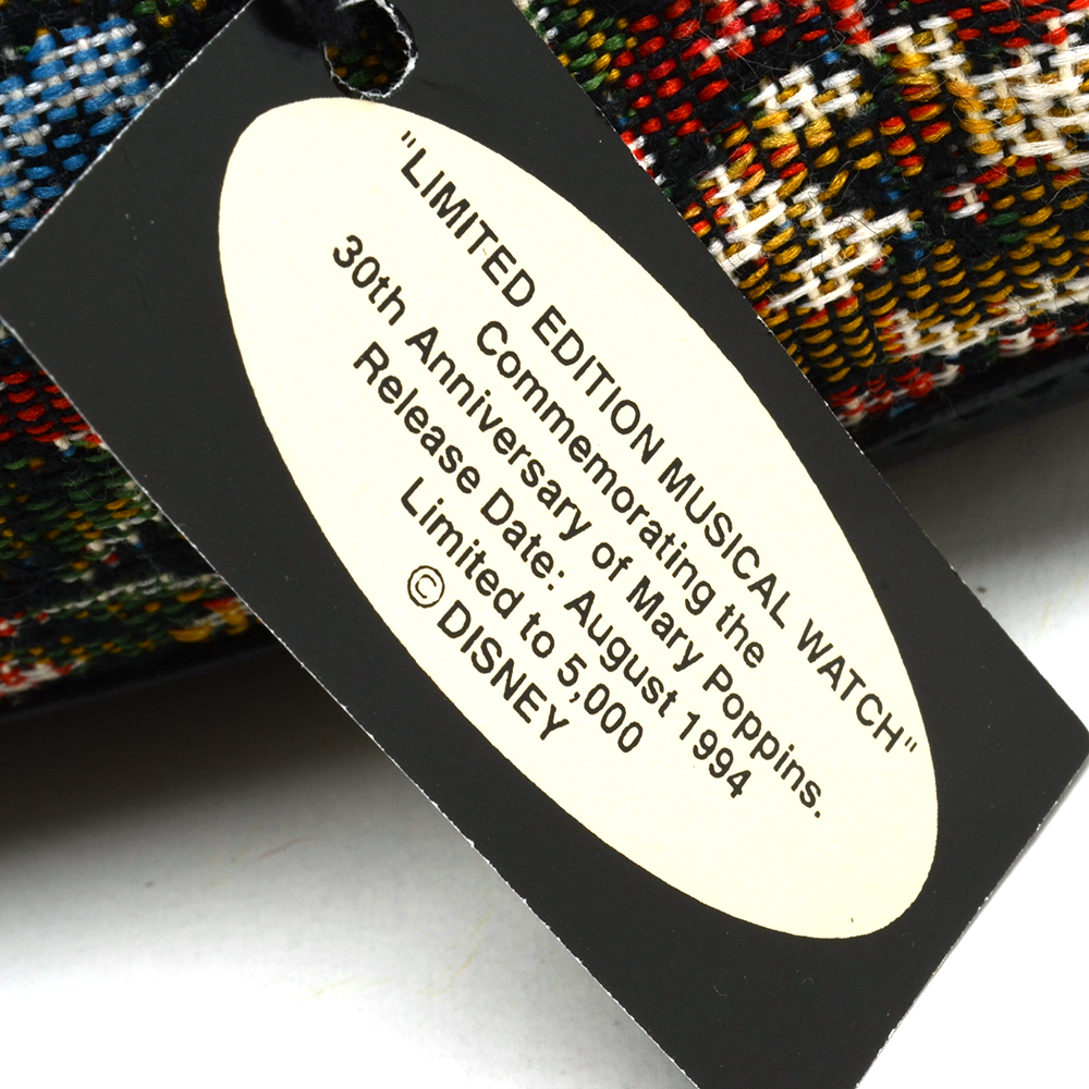 1994 Walt Disney's "Mary Poppins" 30th Anniversary Limited Edition Musical Watch