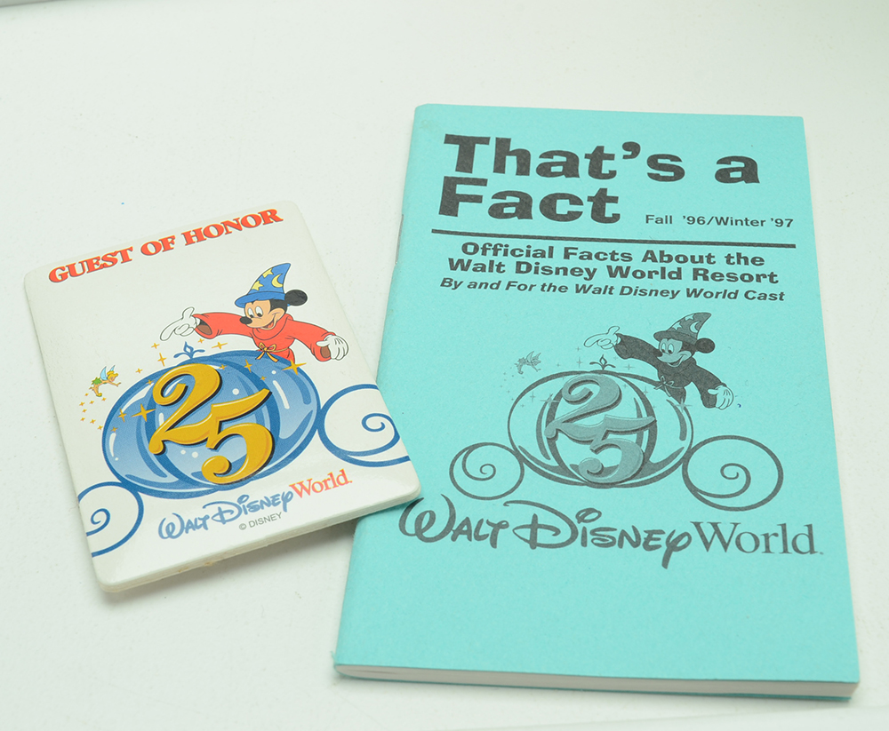 Walt Disney World 25th Anniversary Memorabilia
