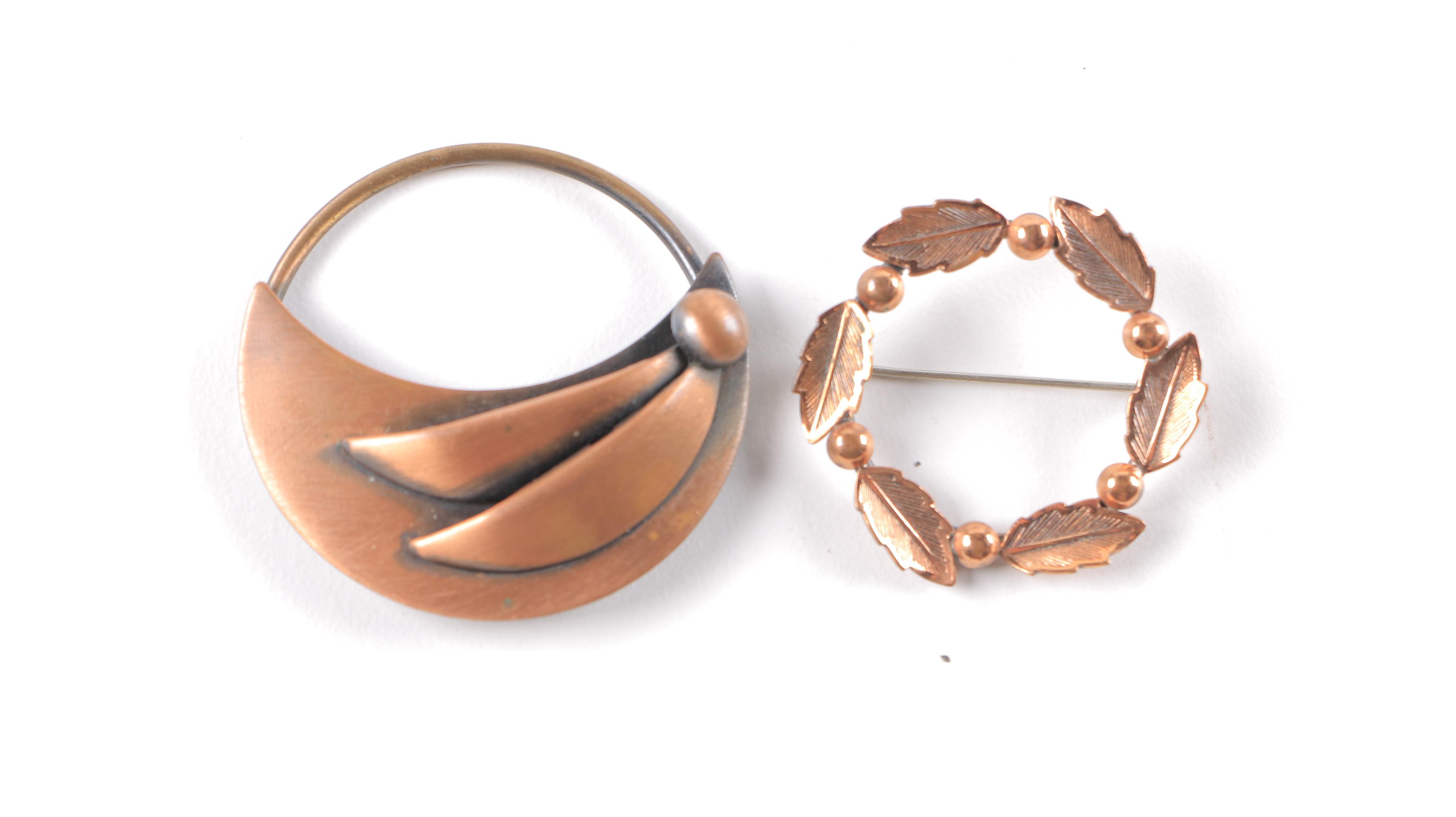 Assorted Copper and Copper Toned Costume Jewelry