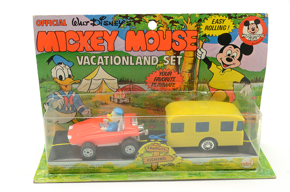 Vintage Disney Children's Toys Featuring 1989 Mattel Learn to Dress Mickey Mouse