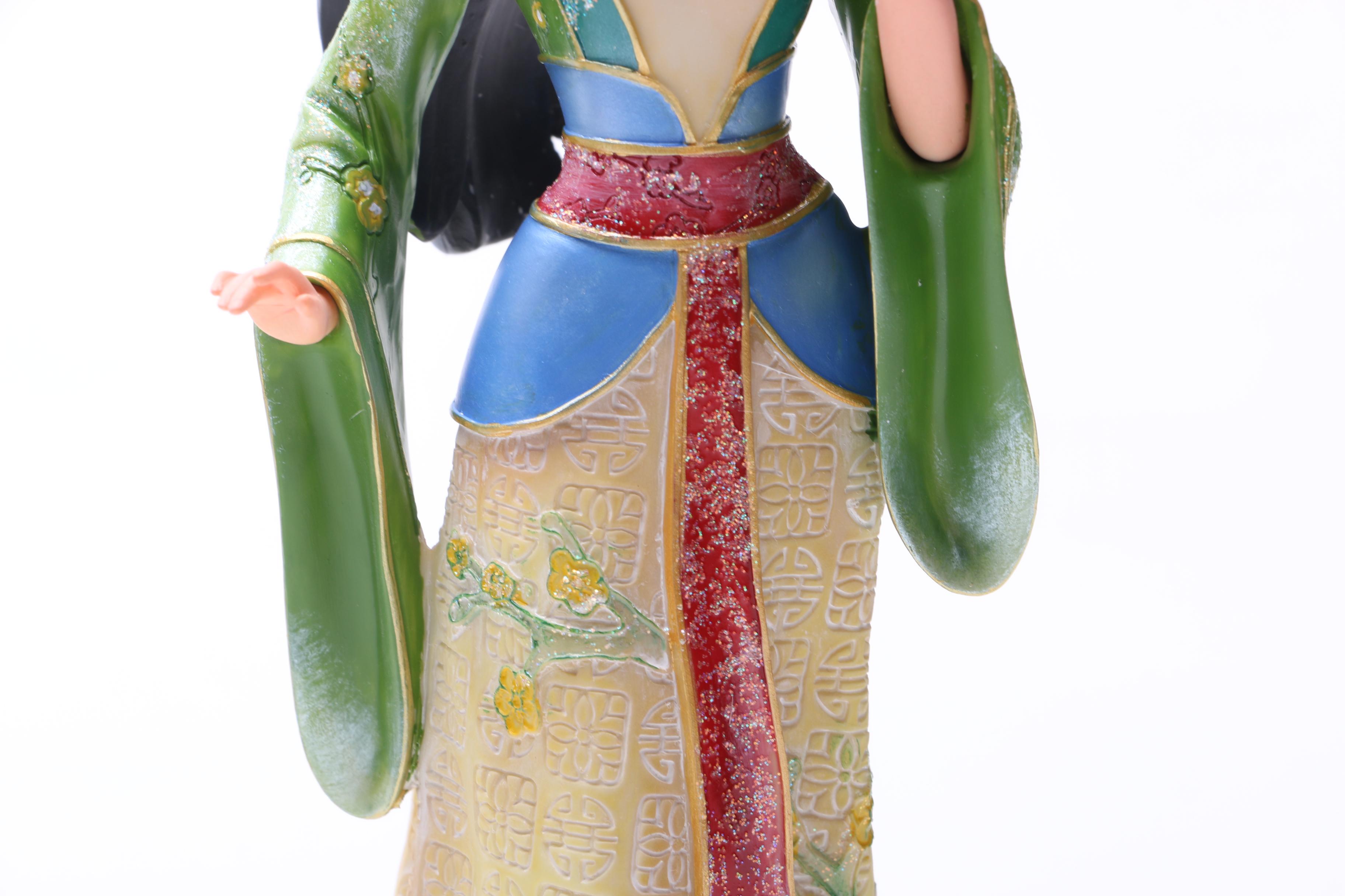Disney Showcase Figurines, "Anna", "Elsa" and "Mulan"