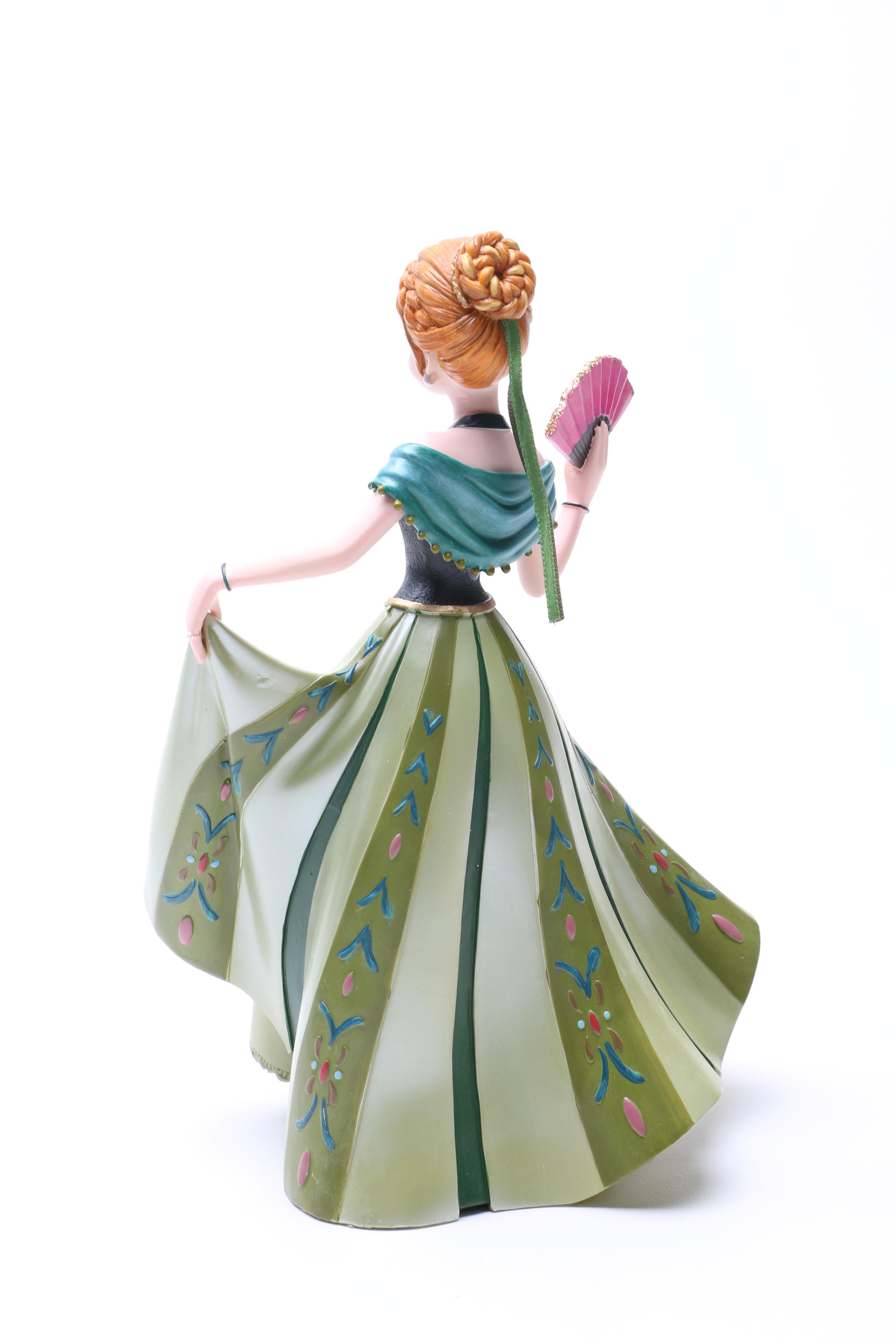 Disney Showcase Figurines, "Anna", "Elsa" and "Mulan"