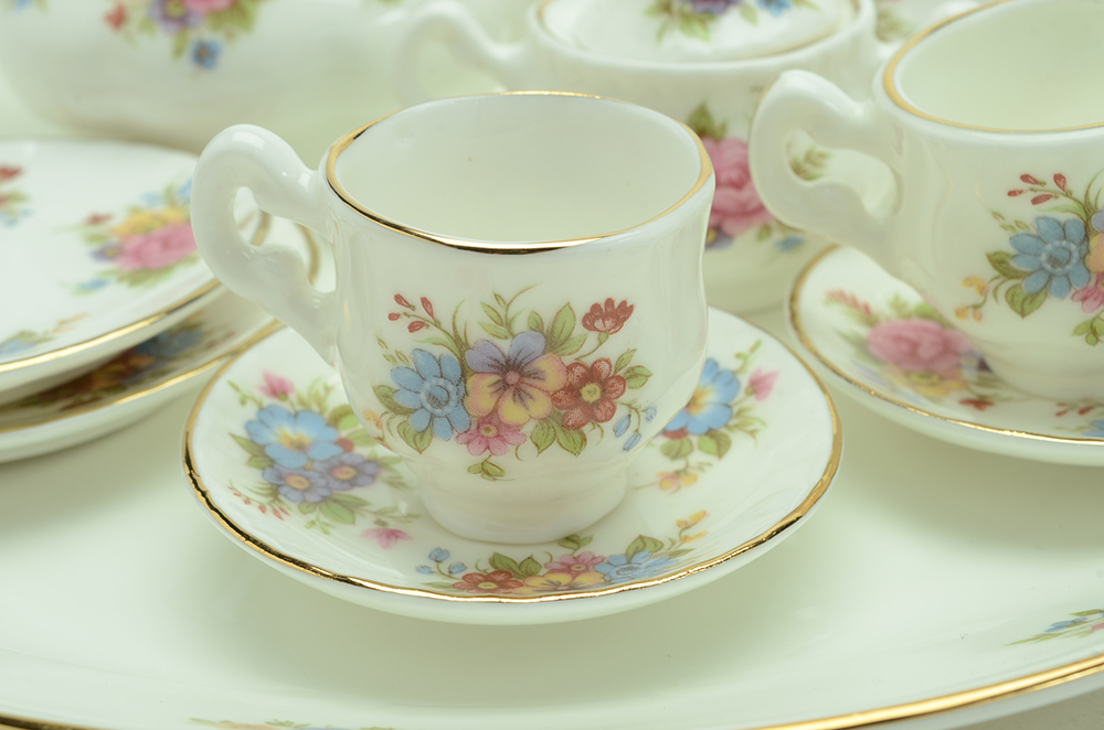 English Miniature Tea Sets