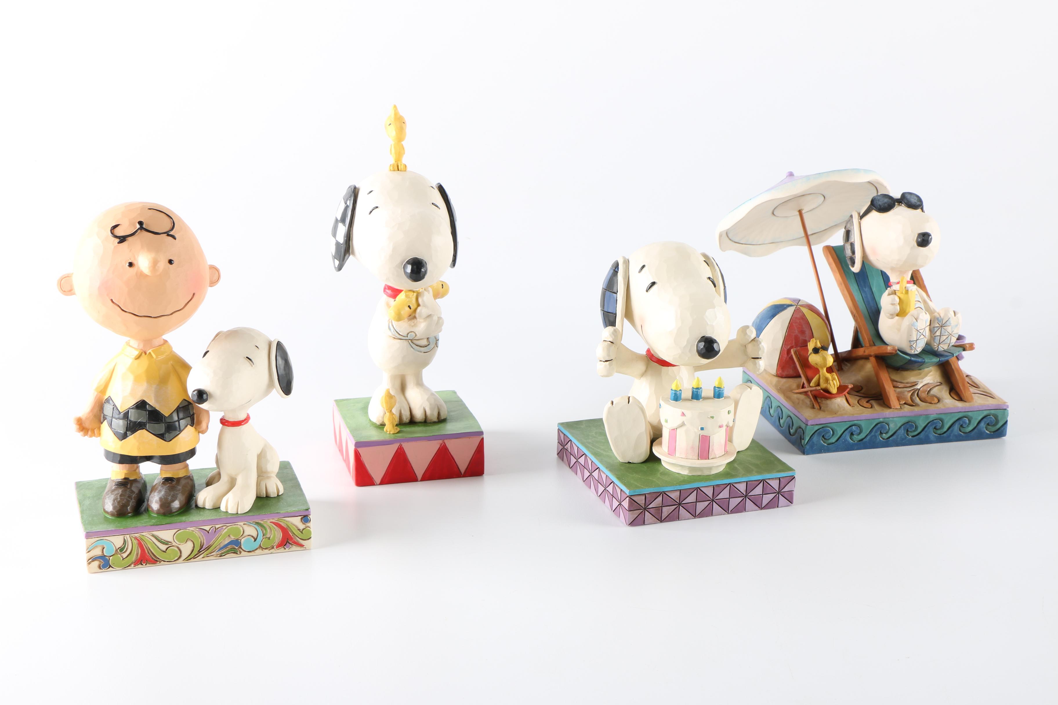 Selection of "Peanuts" Figures Designed by Jim Shore