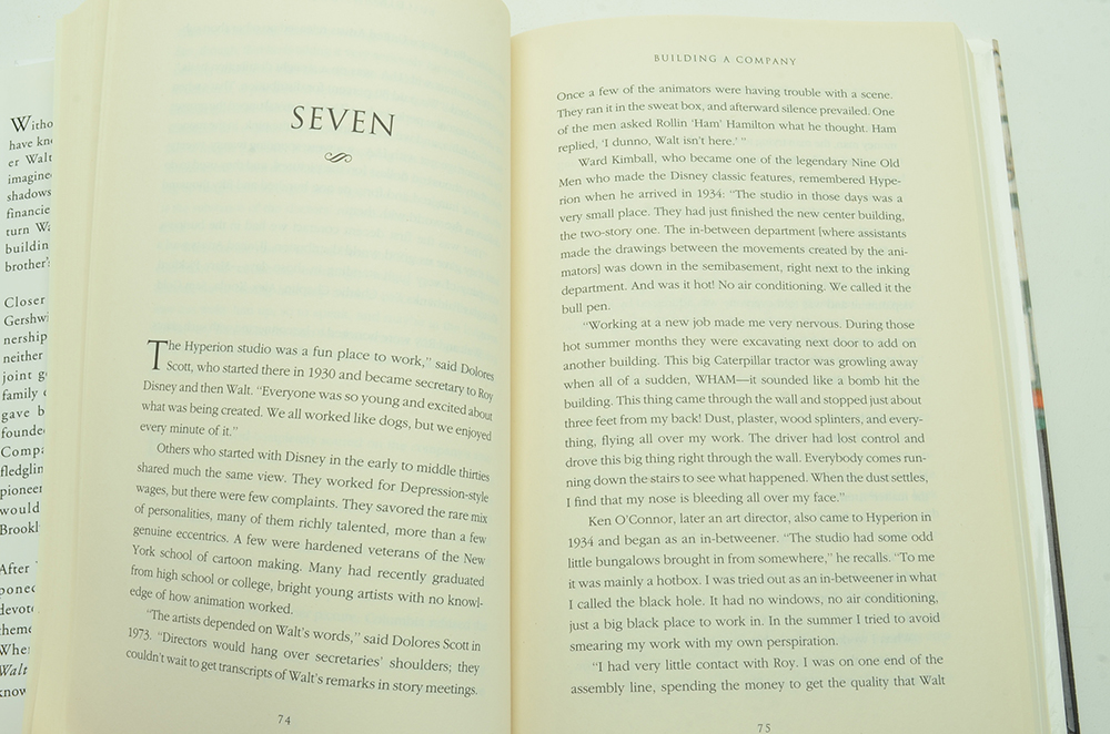 Roy E. Disney and Bob Thomas Signed "Building a Company: Roy O. Disney and the Creation of an Entertainment Empire"