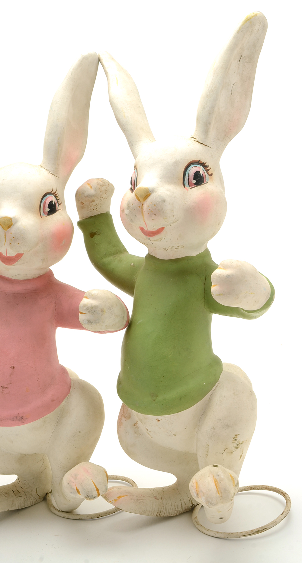 Three Mid-Century Easter Bunny Store Displays